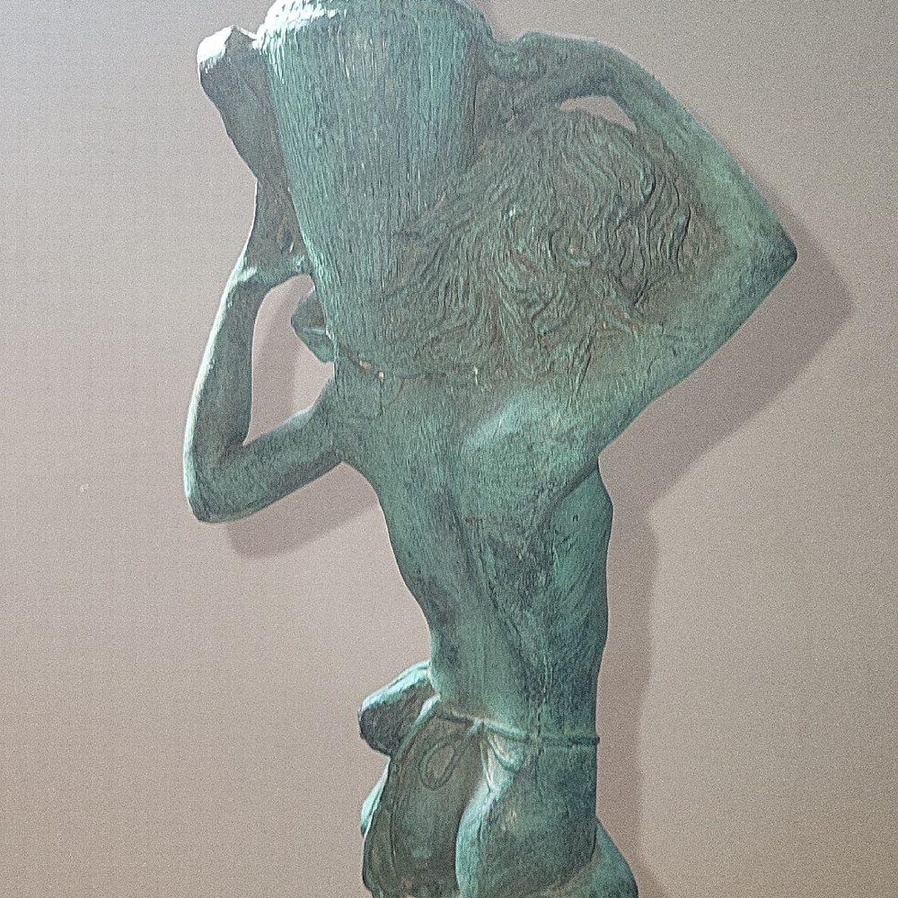 Cast Iron Garden Statue - Picture 4 of 7